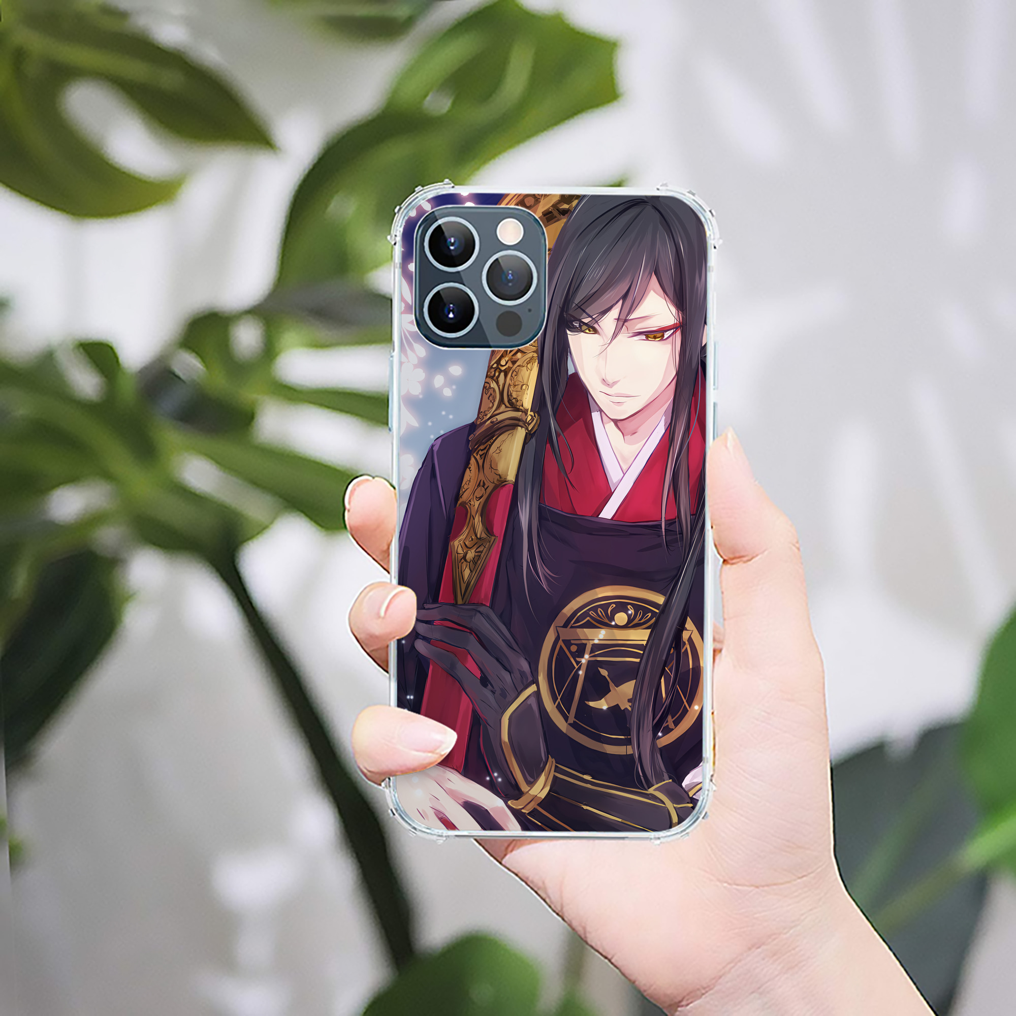 （画像用） 刀剣乱舞 Touken Ranbu 【iPhone 12シリーズ対応】透明スマホケース（クリアソフトケース）